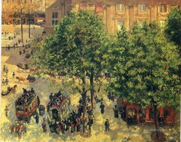  frühjahr - place du Theater francais Frühjahr 1898 Camille Pissarro